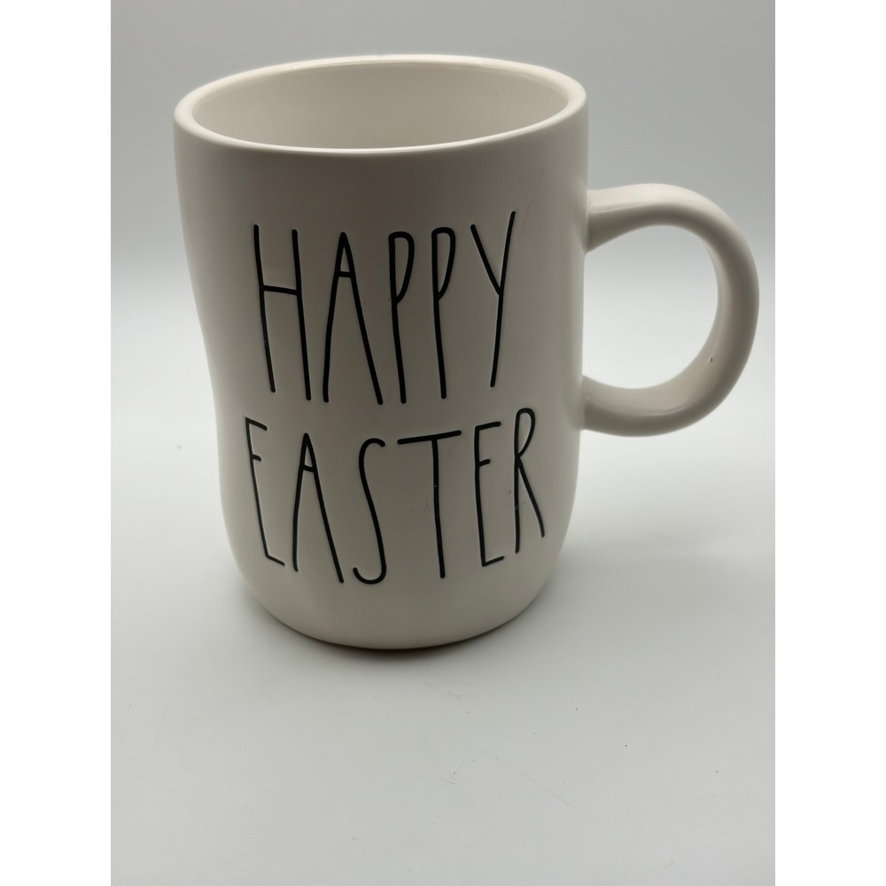 Rae Dunn Mug, Happy Easter. Large Print Coffee/Tea